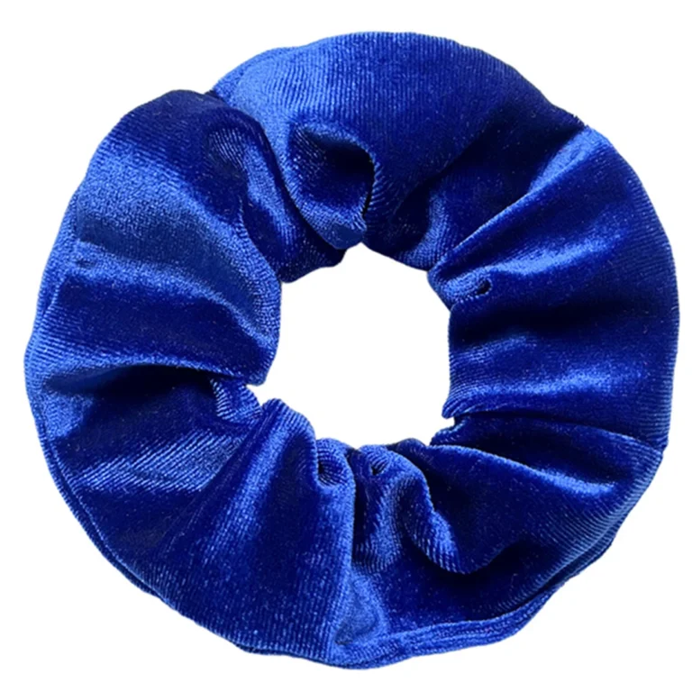 chouchou cheveux bleu poudre