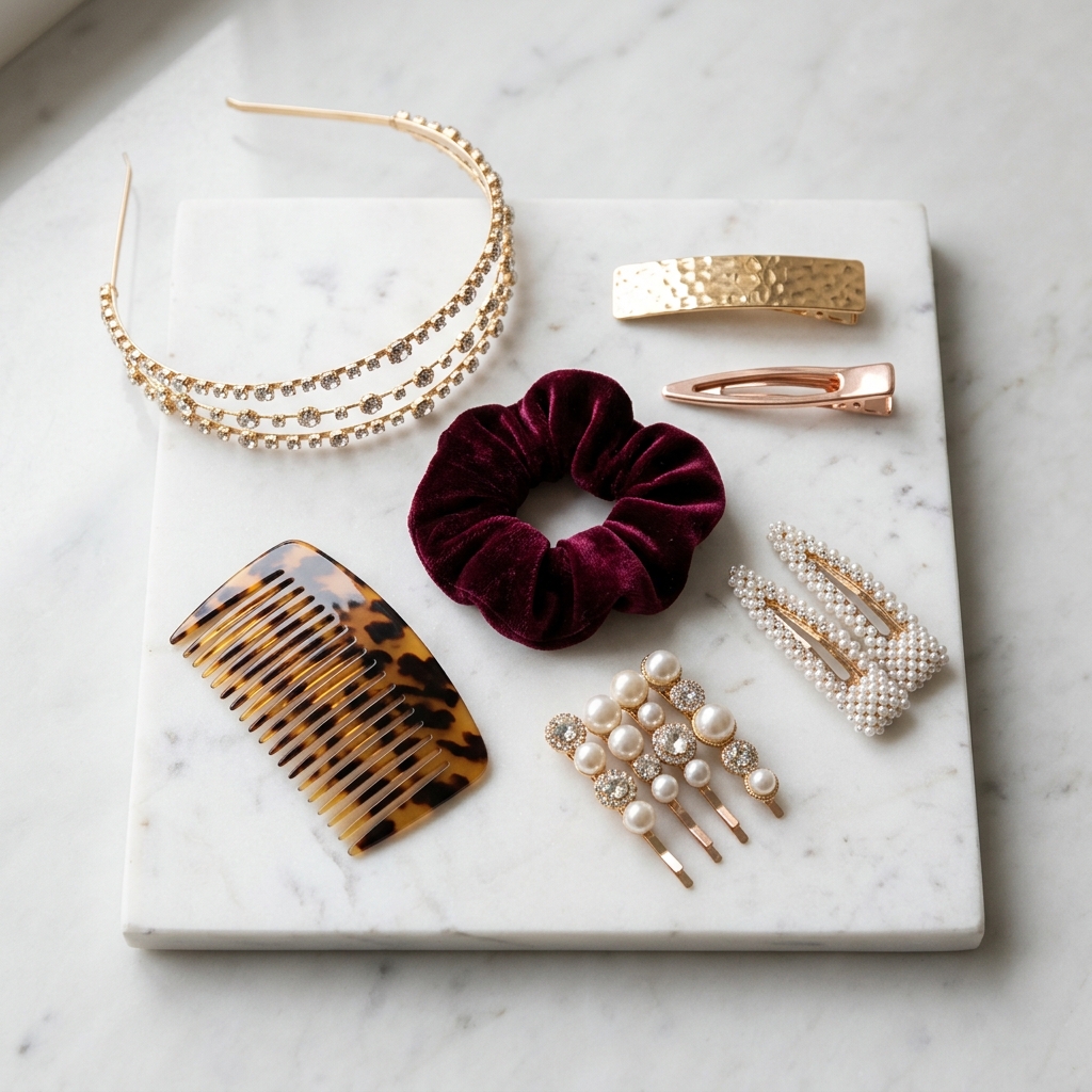 Accessoires cheveux - illustration