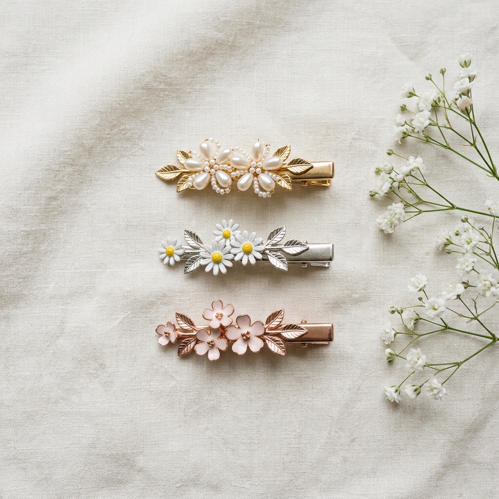 Comment choisir un(e) barrette fleur - illustration